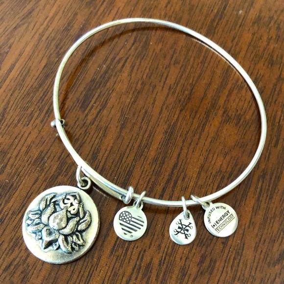Alex & Ani Lotus Peace Petals 2016 Bangle Bracelet - Picture 1 of 6